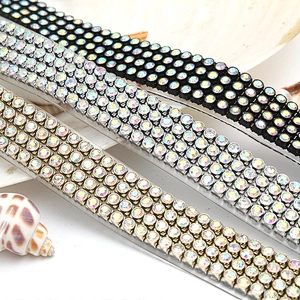 Wholesale Rhinestone by  Shoes Slippers Sandals Accessories transparent upper for sandal women PVC