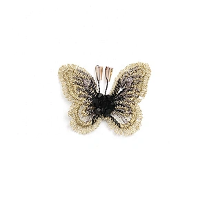 Christmas Cherry Flower Decorative Sew on Rhinestone Beaded Patches Wholesale patches for clothing