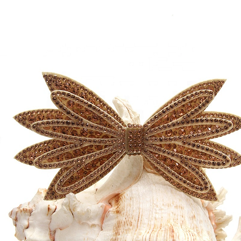 Best-selling clothing shoes and hats clothing accessories rhinestone butterfly pattern rhinestone beaded patches sew patches sal
