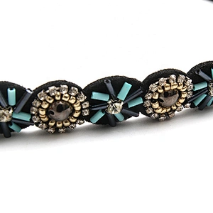 European and American fashion ethnic minority style of the trend of elastic hair belt o-ring plisse headband