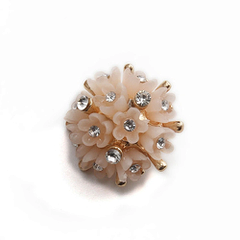 Fashionable rhinestone garment accessories buttons Copper buttons coat garment buttons