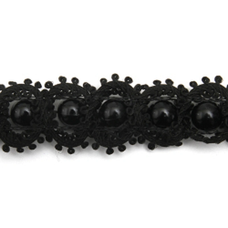 kavatar  wholesale new Handmade Bead lace Embroidered Tulle Trim wedding with Accessories Beads Crystals & Rhinestones