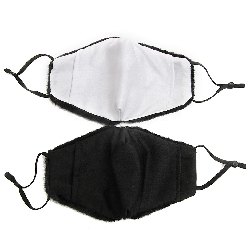 Wholesale winter furry masks warm and dust - proof temperament fashion masks