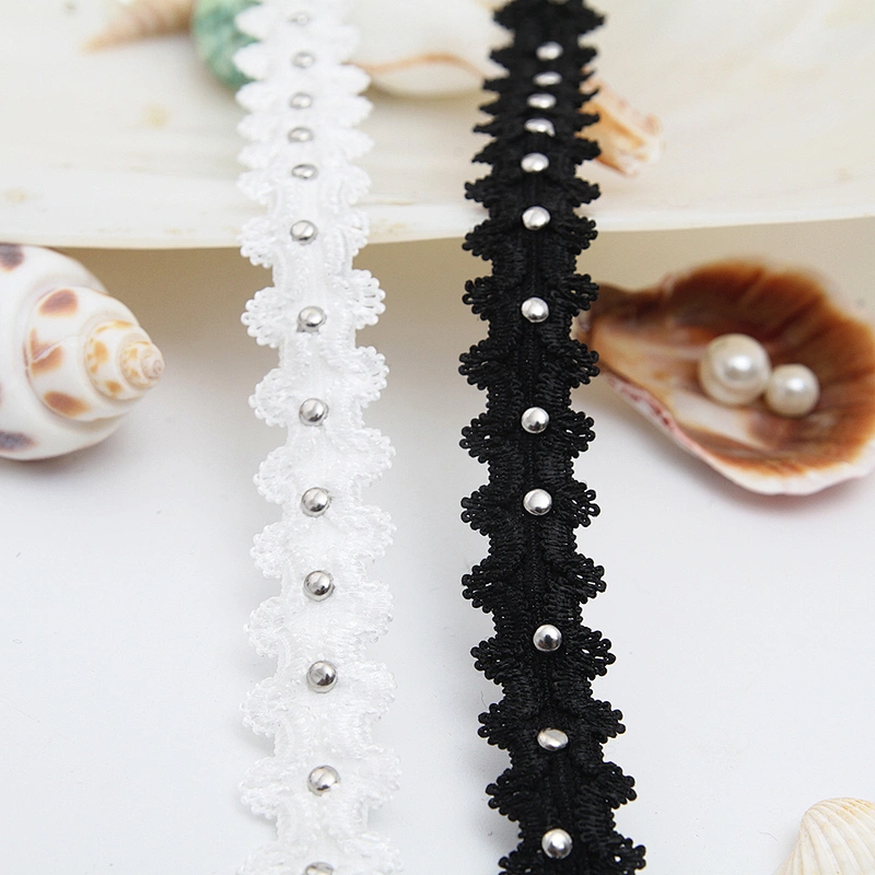 wholesale garment rivets Trimming lace trim fabric Design rivets for bags fashion custom crystal flat rivet studs