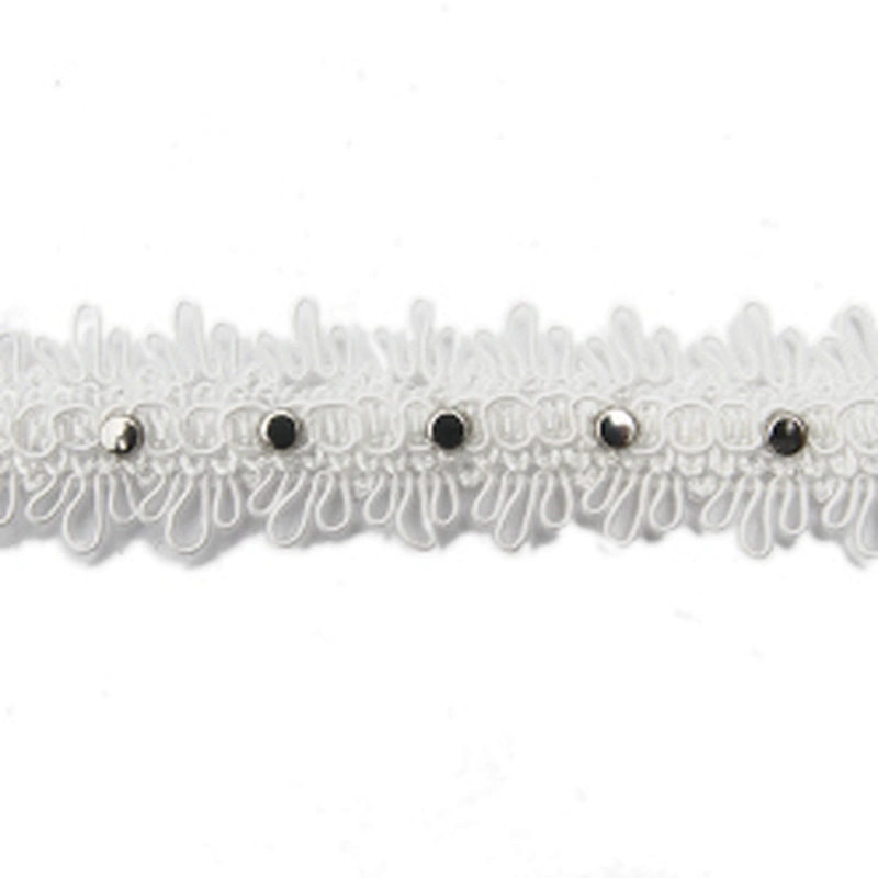 wholesale garment rivets Trimming lace trim fabric Design rivets for bags fashion custom crystal flat rivet studs