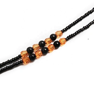 The latest trend of face masking rope custom eyewear rope string necklace beaded clothing ribbon