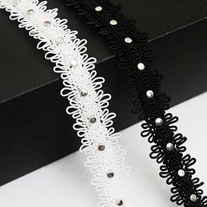 wholesale garment rivets Trimming lace trim fabric Design rivets for bags fashion custom crystal flat rivet studs