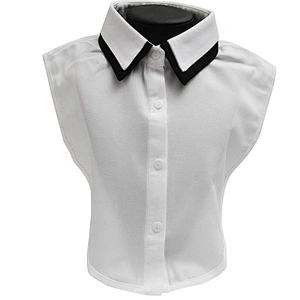 Korean version versatile black and white false collar shirt false collar women's clothing accessories shawl cravat
