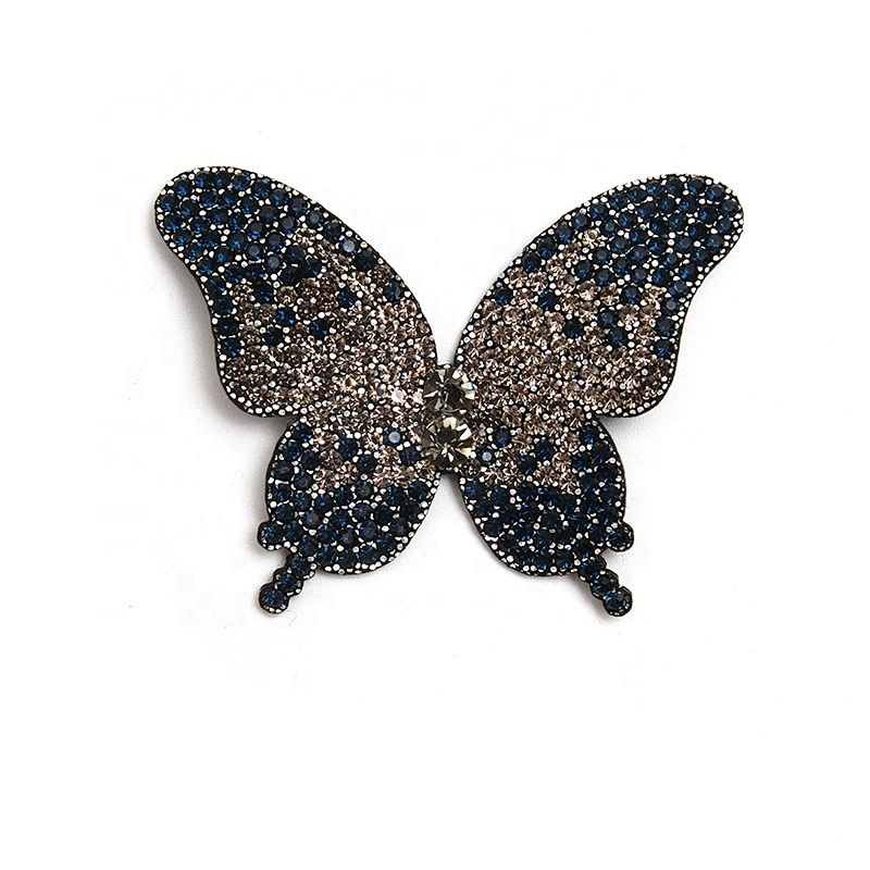 Best-selling clothing shoes and hats clothing accessories rhinestone butterfly pattern rhinestone beaded patches sew patches sal