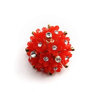 Fashionable rhinestone garment accessories buttons Copper buttons coat garment buttons