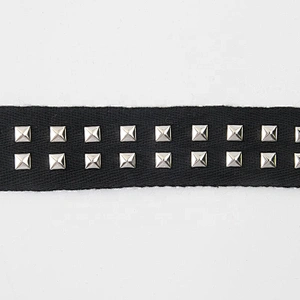 Studs trim ribbon diy handmade costume dress Shoelace Net Cord Sewing Garment Accessories trim Design Rivets Trims