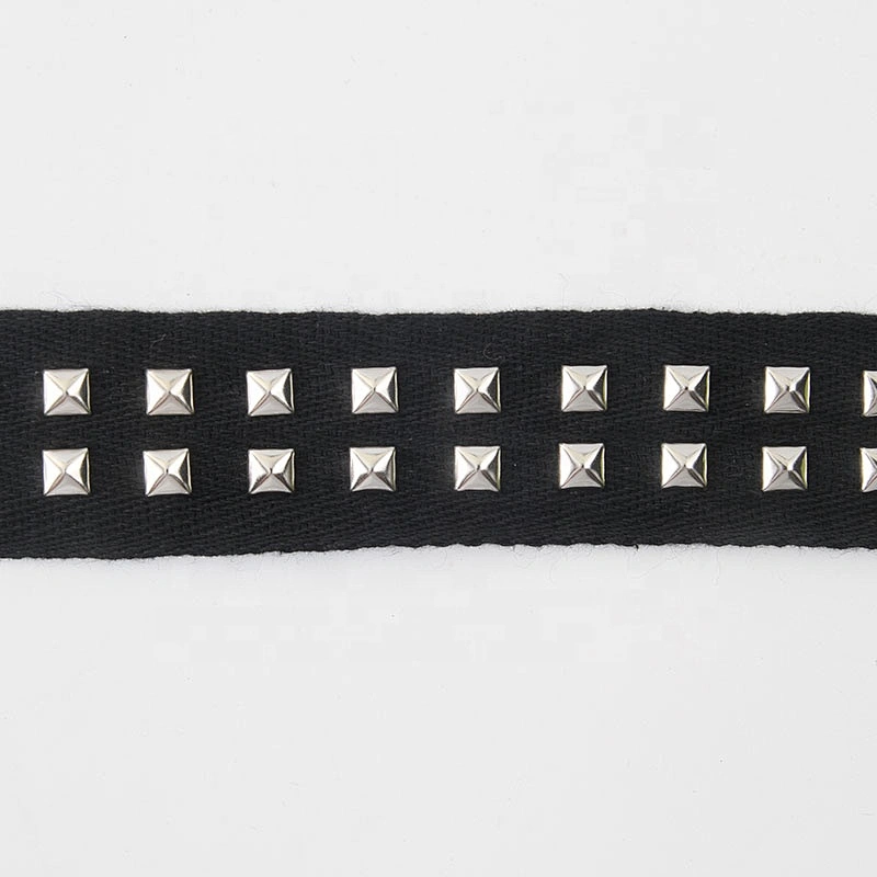 Studs trim ribbon diy handmade costume dress Shoelace Net Cord Sewing Garment Accessories trim Design Rivets Trims