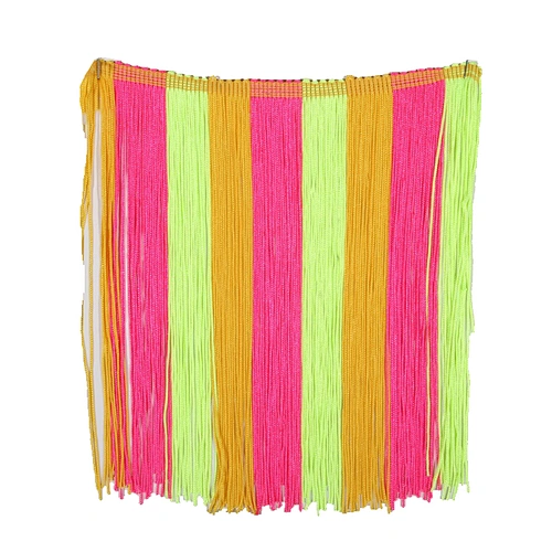 Wholesale fancy long fringes trim for dance dress