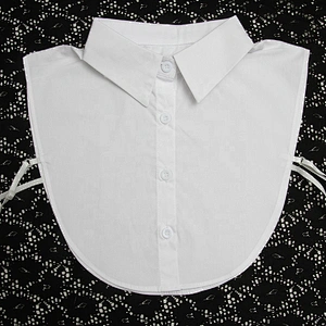 Detachable collared shirts, men's and women's clothing accessories and false collars are available from stock
