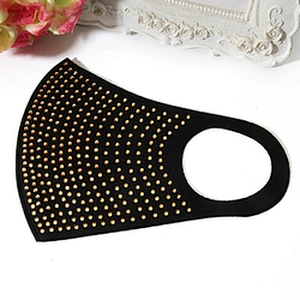 wholesale warm dust and wind proof cotton party accessories masked PM 2.5 fashion  rhinestone face masked