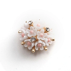 Fashionable rhinestone garment accessories buttons Copper buttons coat garment buttons