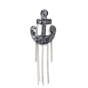 wholesale  designer badges cloth stickers Sew on for clothing accessories decoration 3D patch  rhinestone Metal Chain Tassel