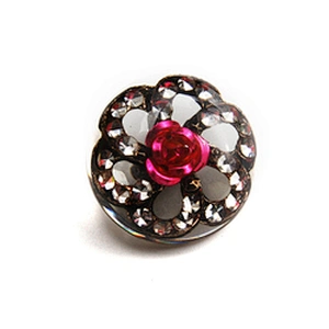 Coat buttons ,European and American style clothing rhinestone buttons crystal pearl clothing accessories wholesale butt,