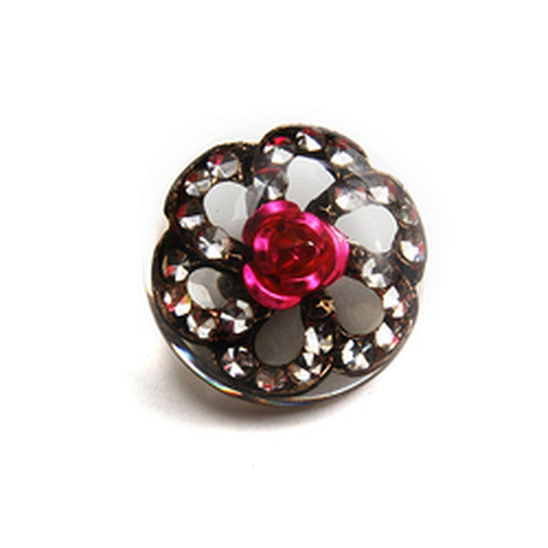 Coat buttons ,European and American style clothing rhinestone buttons crystal pearl clothing accessories wholesale butt,