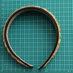 fashion ladies headbands handmade rhinestone fashion  for women use Hairbands Big headband Fashion winter headband