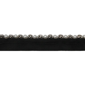 kavatar  wholesale new Handmade Bead lace Embroidered Tulle Trim wedding with Accessories Beads Crystals & Rhinestones