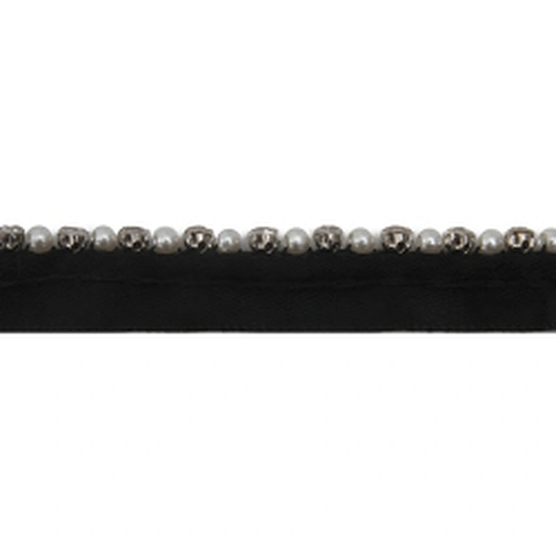 kavatar  wholesale new Handmade Bead lace Embroidered Tulle Trim wedding with Accessories Beads Crystals & Rhinestones