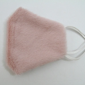 Wholesale winter furry masks warm and dust - proof temperament fashion masks
