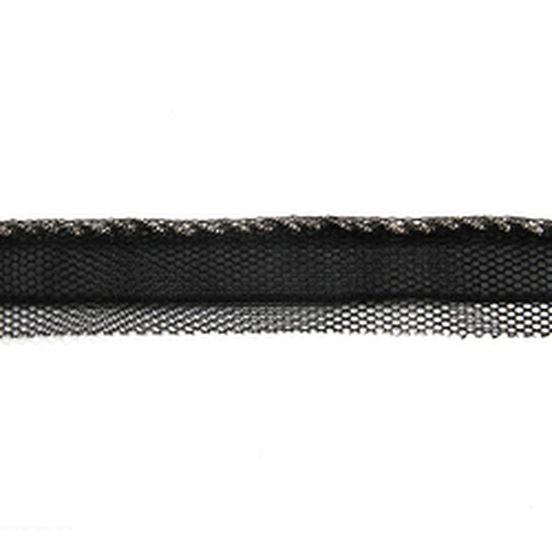 Wholesale Chain lace trim rhinestone 1.7 cm Sew-On lace trim Polyester net mesh Lace trimmings for clothes  Accessories
