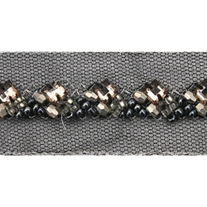 kavatar  wholesale new Handmade Bead lace Embroidered Tulle Trim wedding with Accessories Beads Crystals & Rhinestones