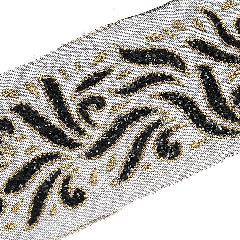 Fashion hand bronzing manual bar code lace clothing accessories