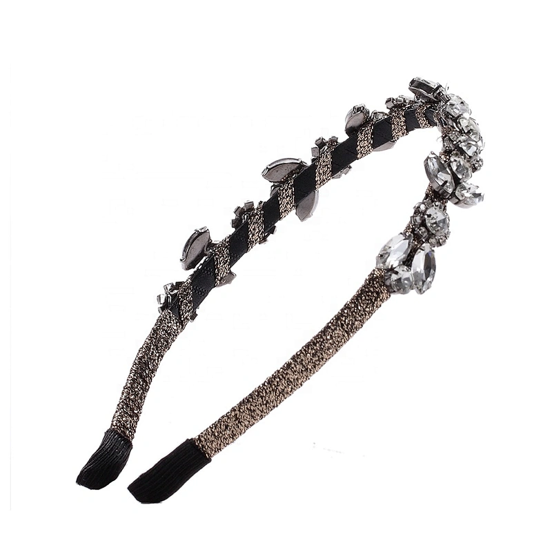 Korean version of the new rhinestone glass pearl Ins wind women headband hair clip hair accessories, hair band