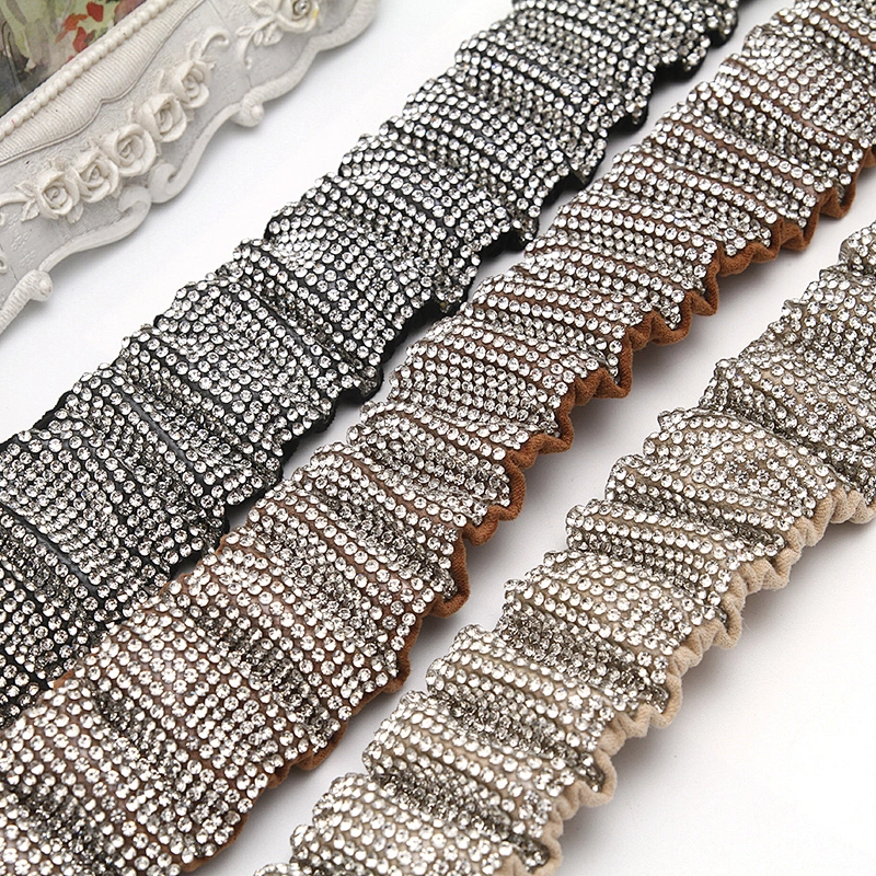 Wholesale Rhinestone by  Shoes Slippers Sandals Accessories upper for sandal women Cotton core