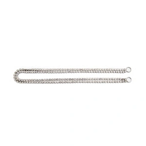 Wholesale Women Evening Party Dress Camisole  Plated Bikini Connector Rhinestone Chain Trim Bra Crystal Shoulder Strap