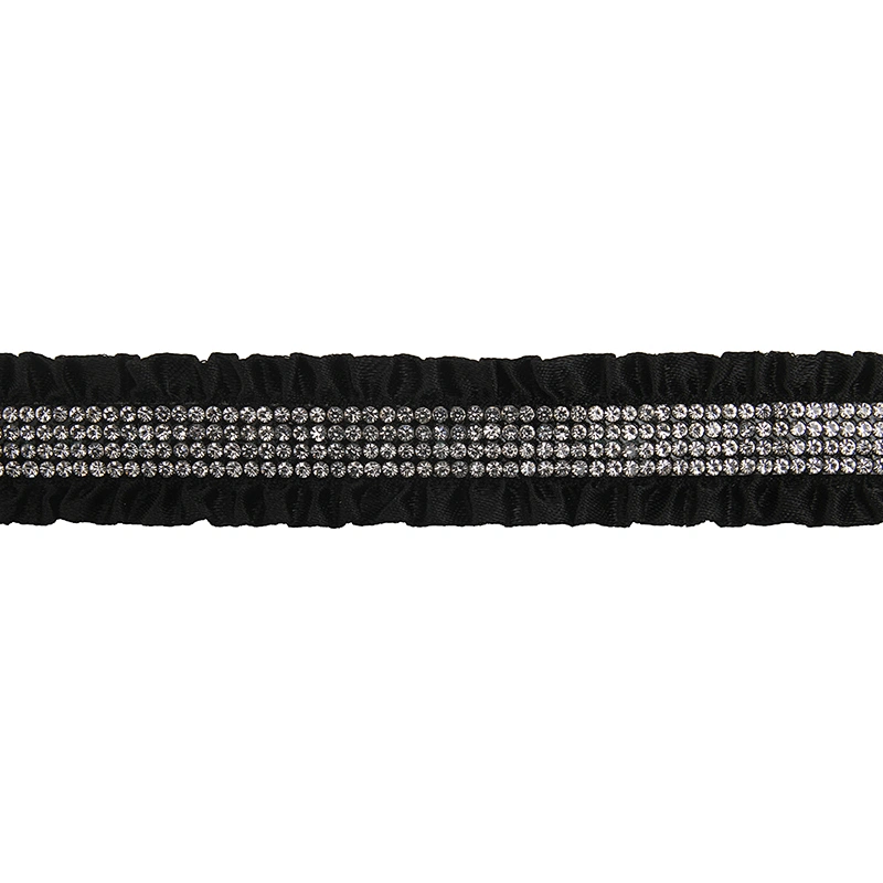 Wholesale Rhinestone by  Shoes Slippers Sandals Accessories upper for sandal women Cotton lace trim