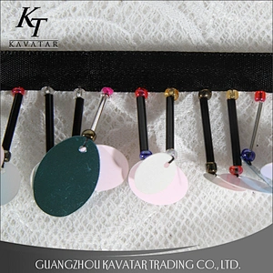 Wholesale strip beads fringe trim with plastic sequin