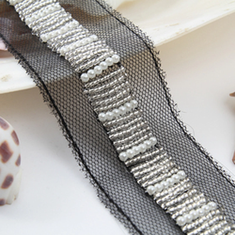 beaded trim by the yard for dresses rhinestone beaded glass trim