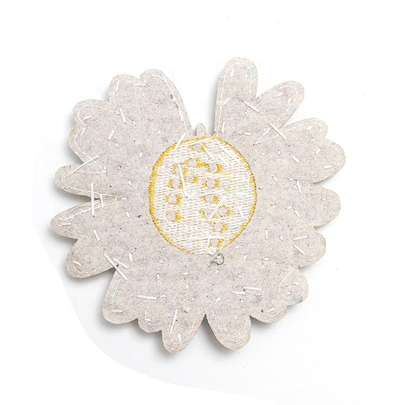 Christmas Cherry Flower Decorative Sew on Rhinestone Beaded Patches Wholesale patches for clothing