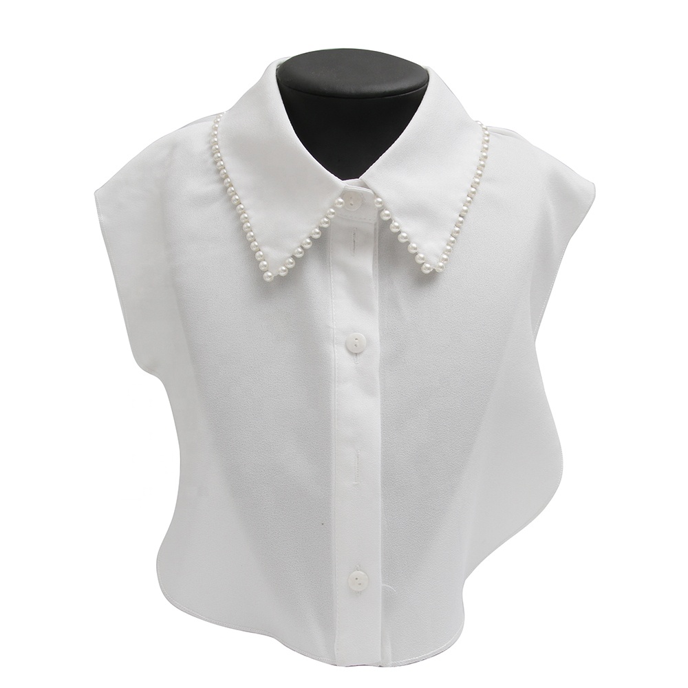 Autumn summer winter shirt collar versatile Korean shirt lace floral false collar