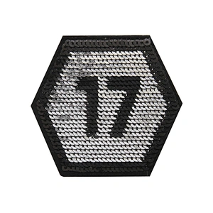 wholesale  designer badges patches cloth stickers Sew on for clothing accessories decoration 3D patch rhinestone sequin patch