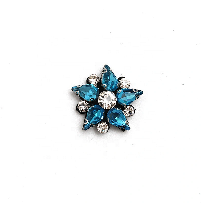 Christmas Cherry Flower Decorative Sew on Rhinestone Beaded Patches Wholesale patches for clothing