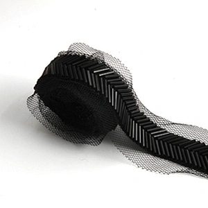 Wholesale beaded trim rhinestone pearl handmade lace trim