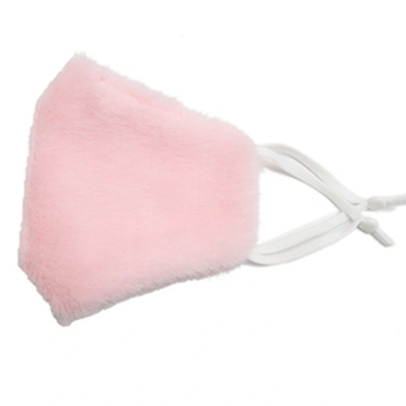 Wholesale winter furry masks warm and dust - proof temperament fashion masks