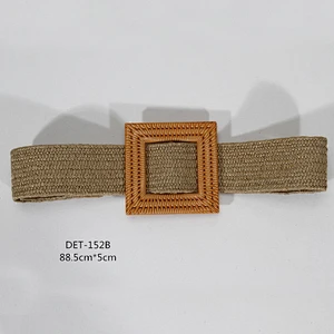 Wholesale 88.5cm Synthetic Women Garment Decoration Elastic Woven Fabric Waistbelt