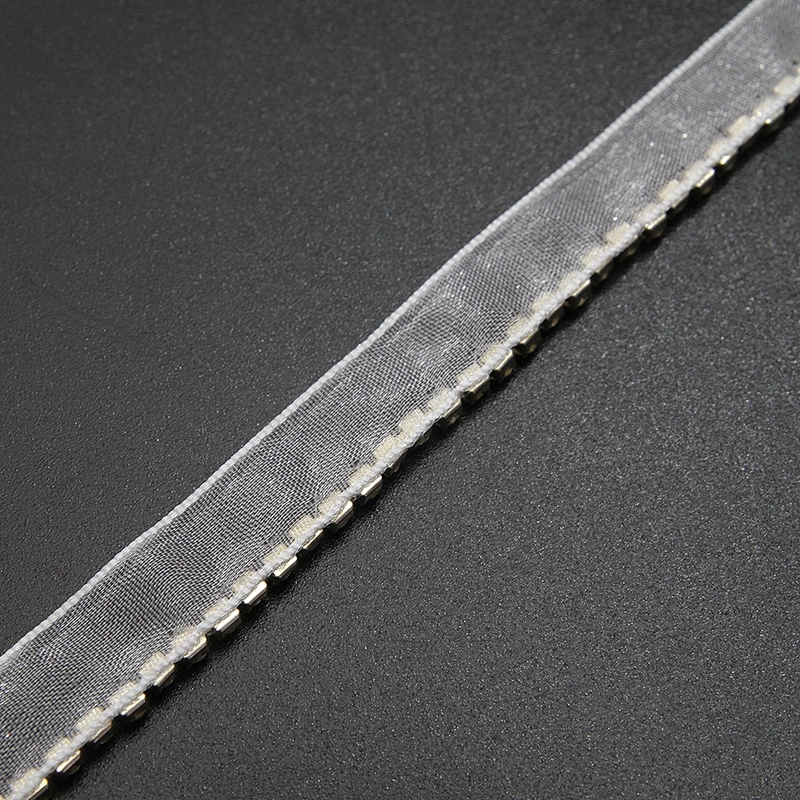 Wholesale Chain lace trim rhinestone 1.1 cm Sew-On lace trim Polyester net mesh Lace trimmings wedding for clothes  Accessories