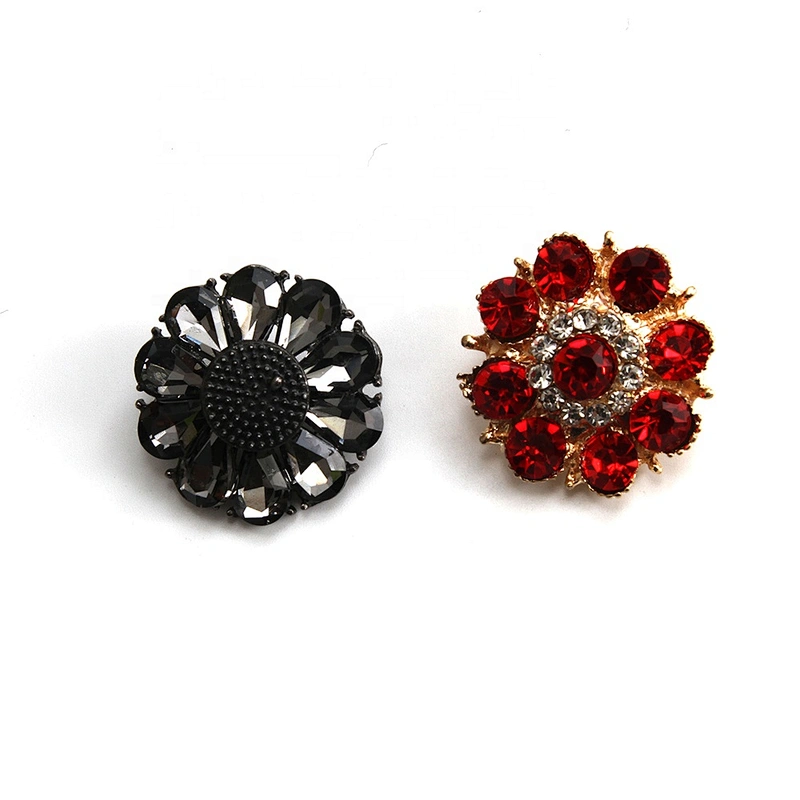 European and American style clothing rhinestone buttons new rhinestone buttons crystal pearl clothing accessories wholesale butt