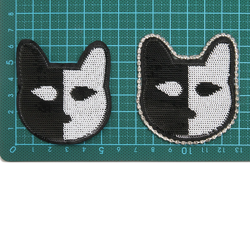 wholesale applique designer badges patches cloth stickers Sew on for clothing accessories decoration 3D patch sequin patch