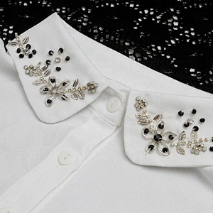 Wholesale Autumn summer winter shirt collar versatile Korean shirt lace floral false collar  Fake collar