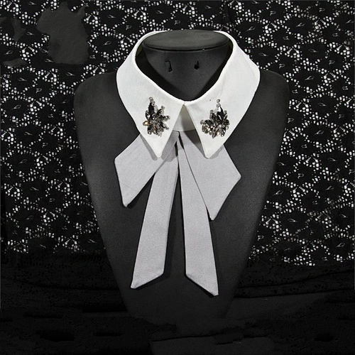 Kavatar New Arrival Rhinestone Shirt Collar For Decoration Women Clothes