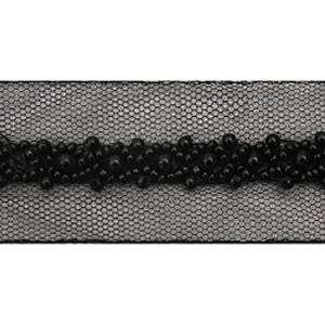 kavatar  wholesale new Handmade Bead lace Embroidered Tulle Trim wedding with Accessories Beads Crystals & Rhinestones