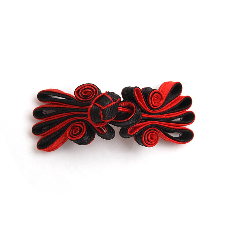 Chinese knot button frog closure Tang dynasty formal wear hand-made dish buckle flower buckle quality Button design Bead button
